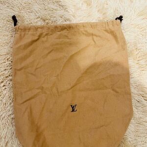 Louis Vuitton Tan Dust Bag